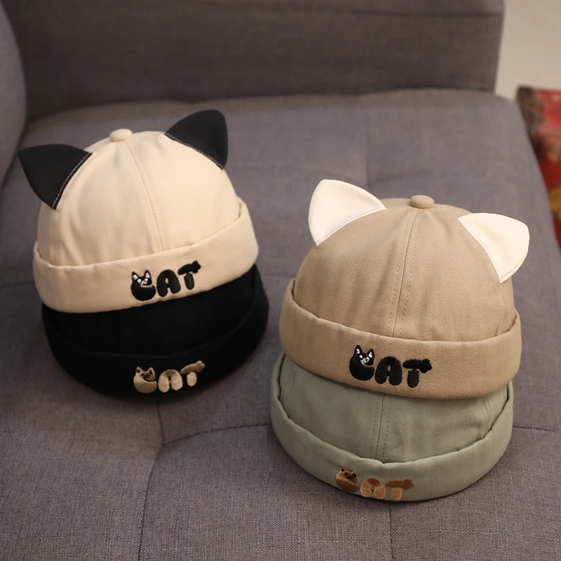 【小布丁】宝宝帽子春秋季可爱超萌地主帽男童韩版潮雅痞瓜皮帽秋天