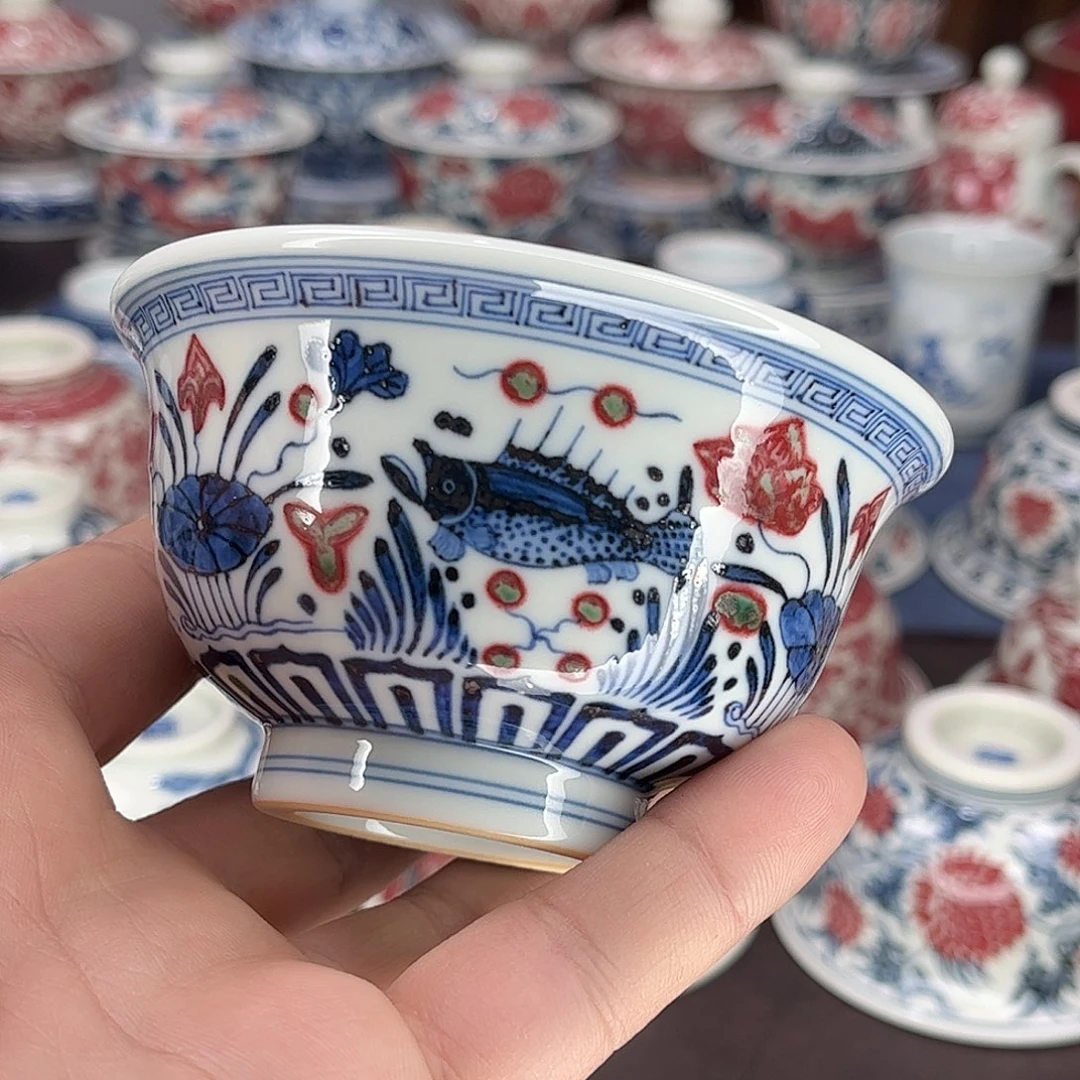 用****3景德镇陶瓷青花釉里红