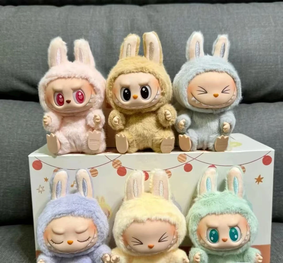 二代2.0坐坐派对系列搪胶毛绒挂件