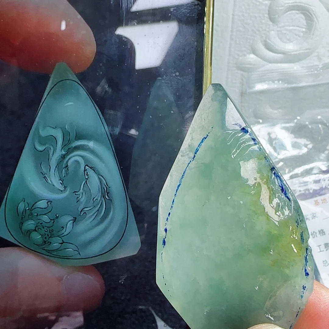 未镶嵌定制翡翠缅甸天然A货翡翠含老师工艺