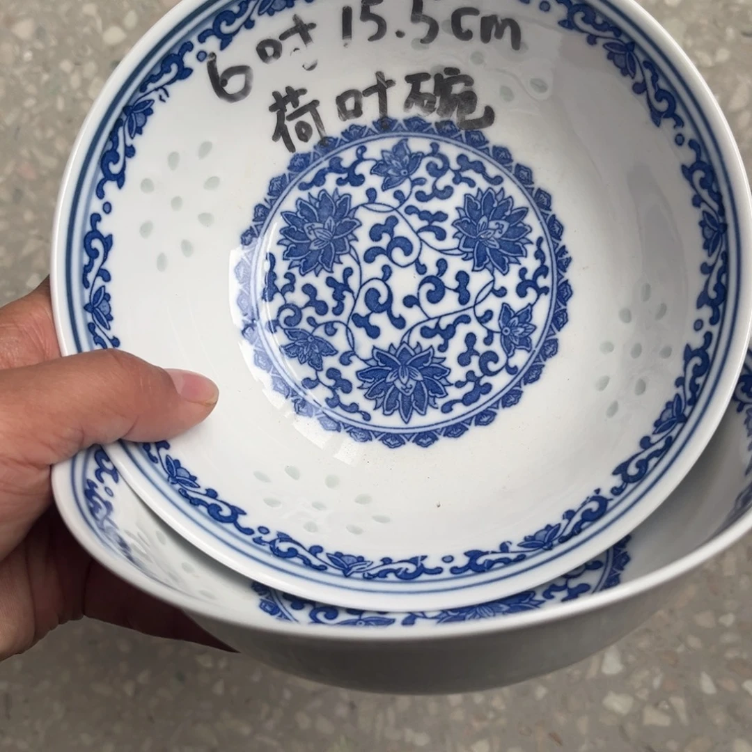 摆件陶景德镇高温细白瓷餐具