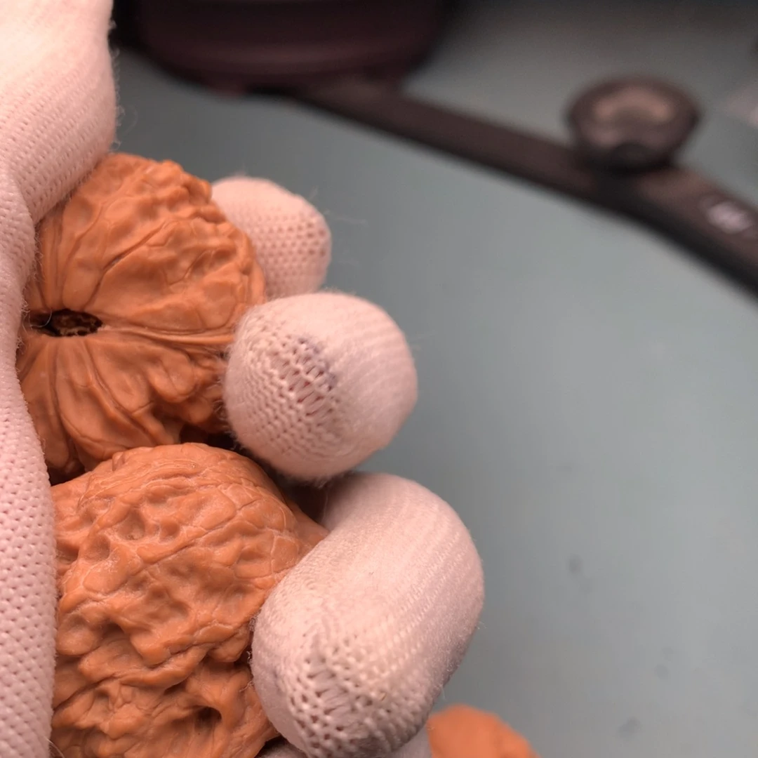 文玩核桃把件大团圆4041