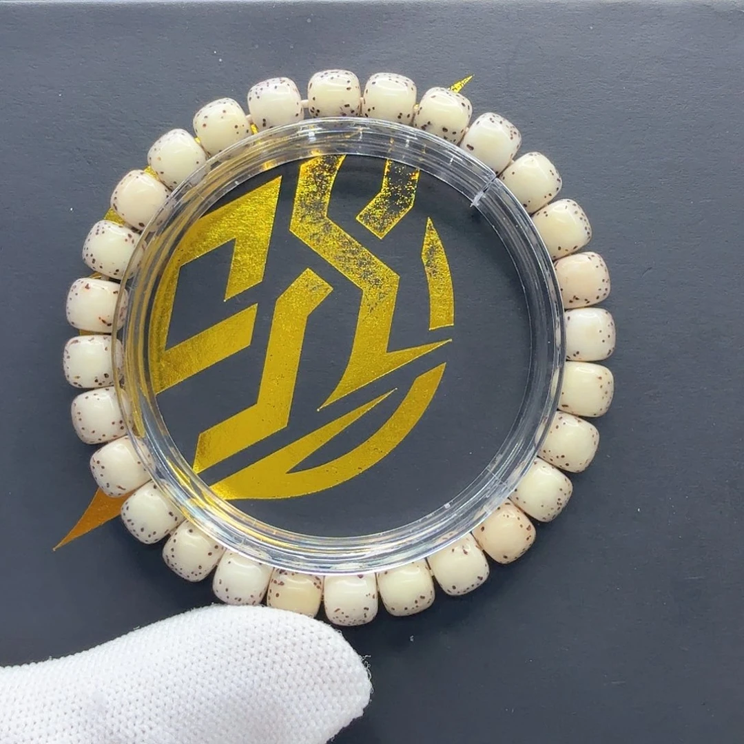 星月菩提手串20梵天糯冰大白鲨河豚8左右单圈一物一图