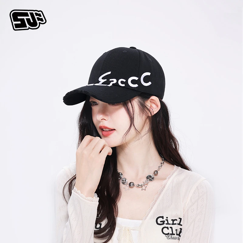 舒凡升级帽檐刺绣设计时尚棒球帽硬顶百搭潮流帽子户外遮阳鸭舌帽