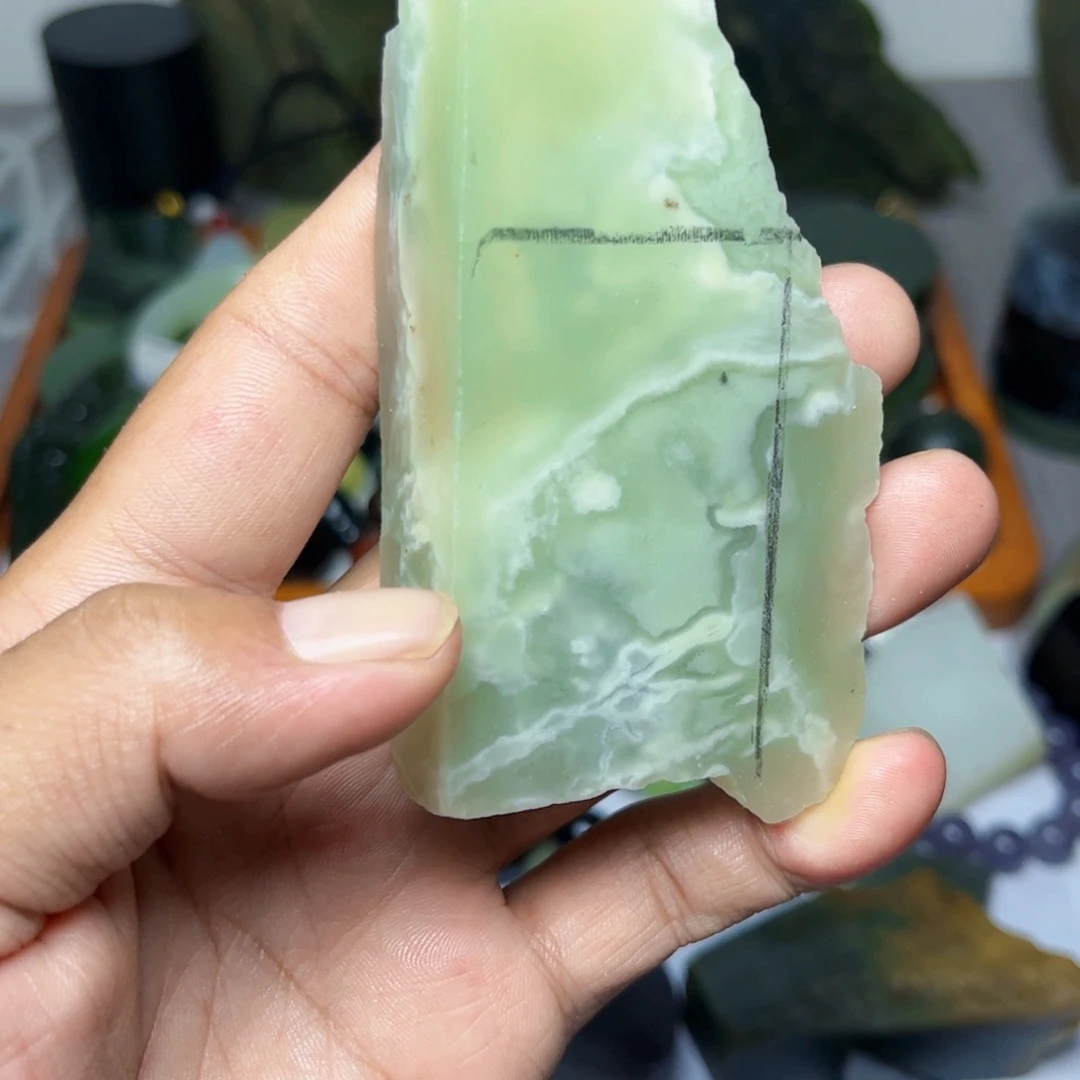未镶嵌和田玉珠宝半成品