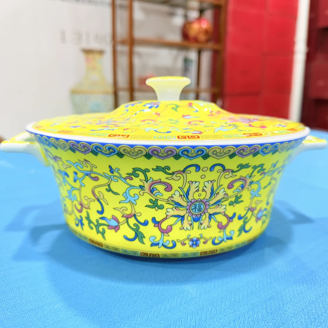 帝王黄缠枝莲汤煲-XD