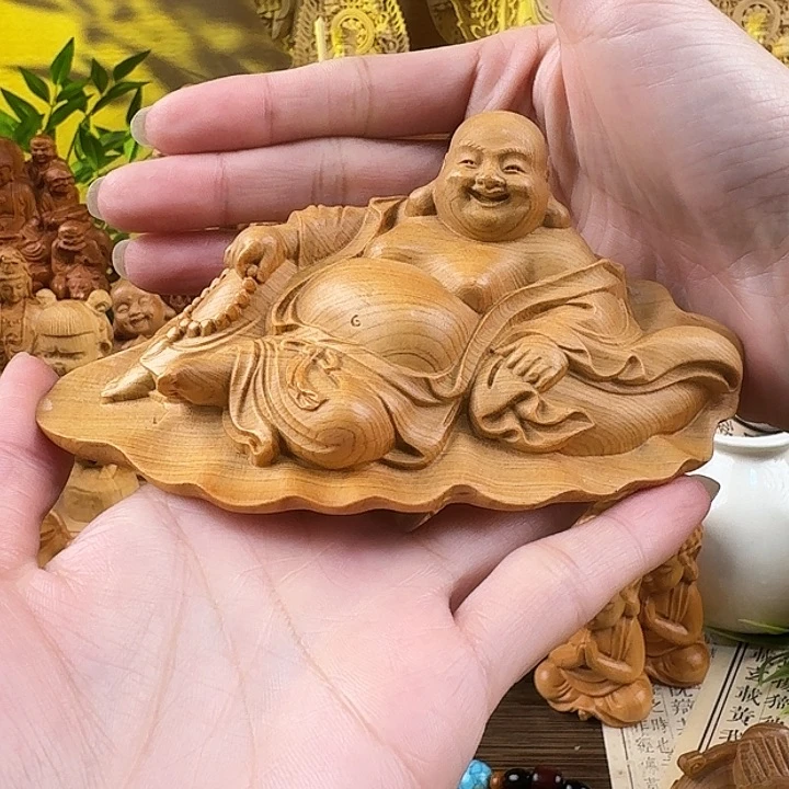 柏木（崖柏）荷叶弥勒经典款