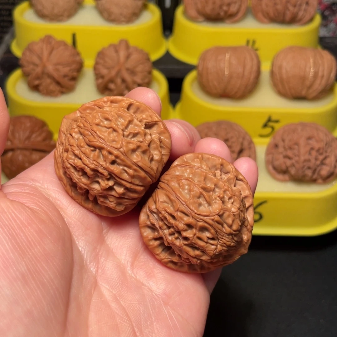 把件文玩核桃40尺野生核桃