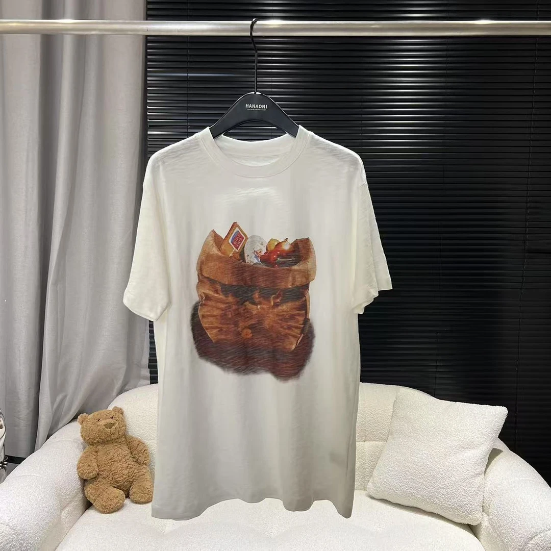 【凉感系列】韩版2025春夏新款趣味印花短袖T恤上衣