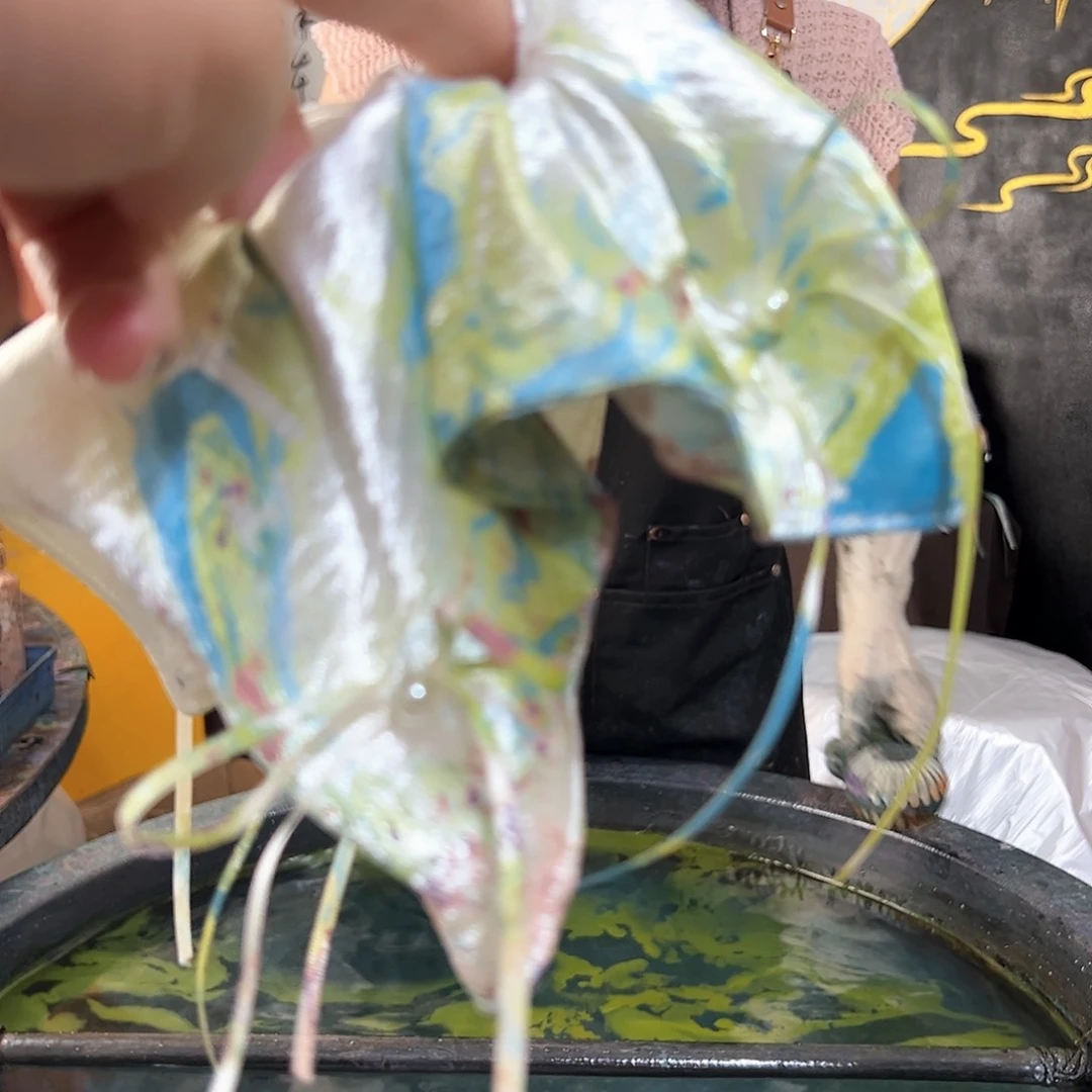 对**荷408新款方巾发圈