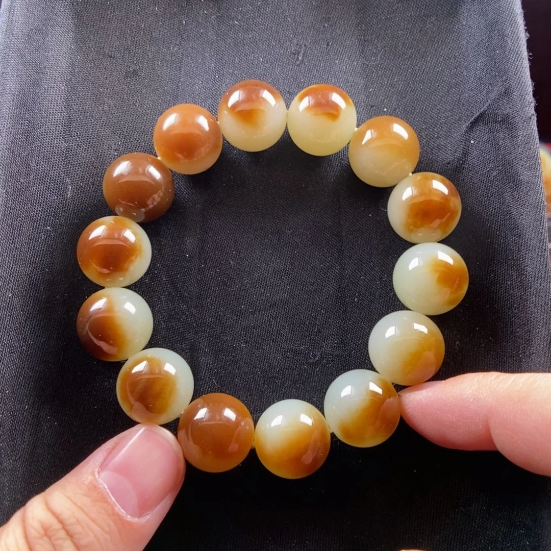 和田玉（糖玉）未镶嵌手链
