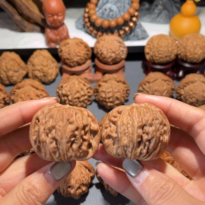 吊坠文玩核桃42蝴蝶磨