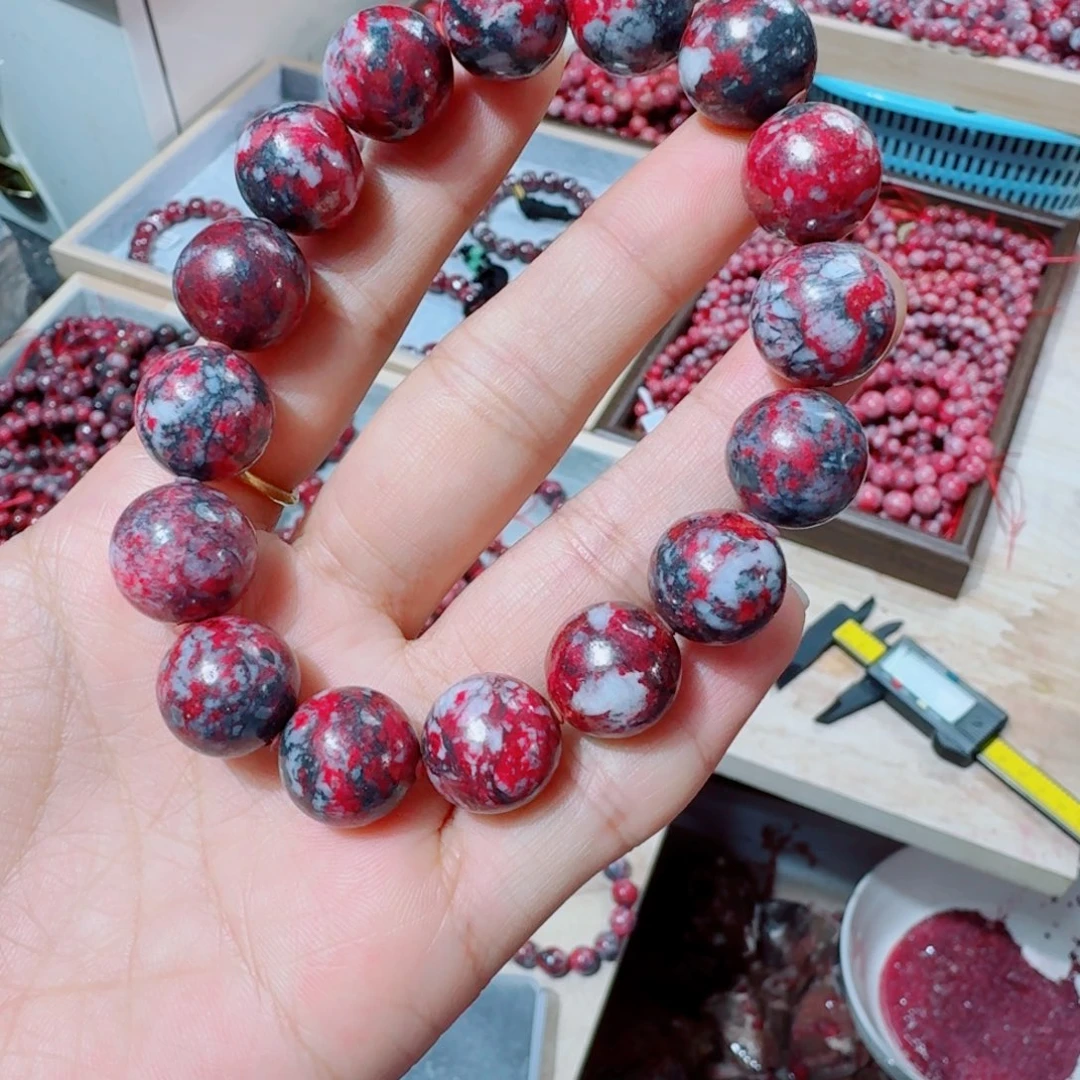 天然辰砂天然原石 卡14 85.6