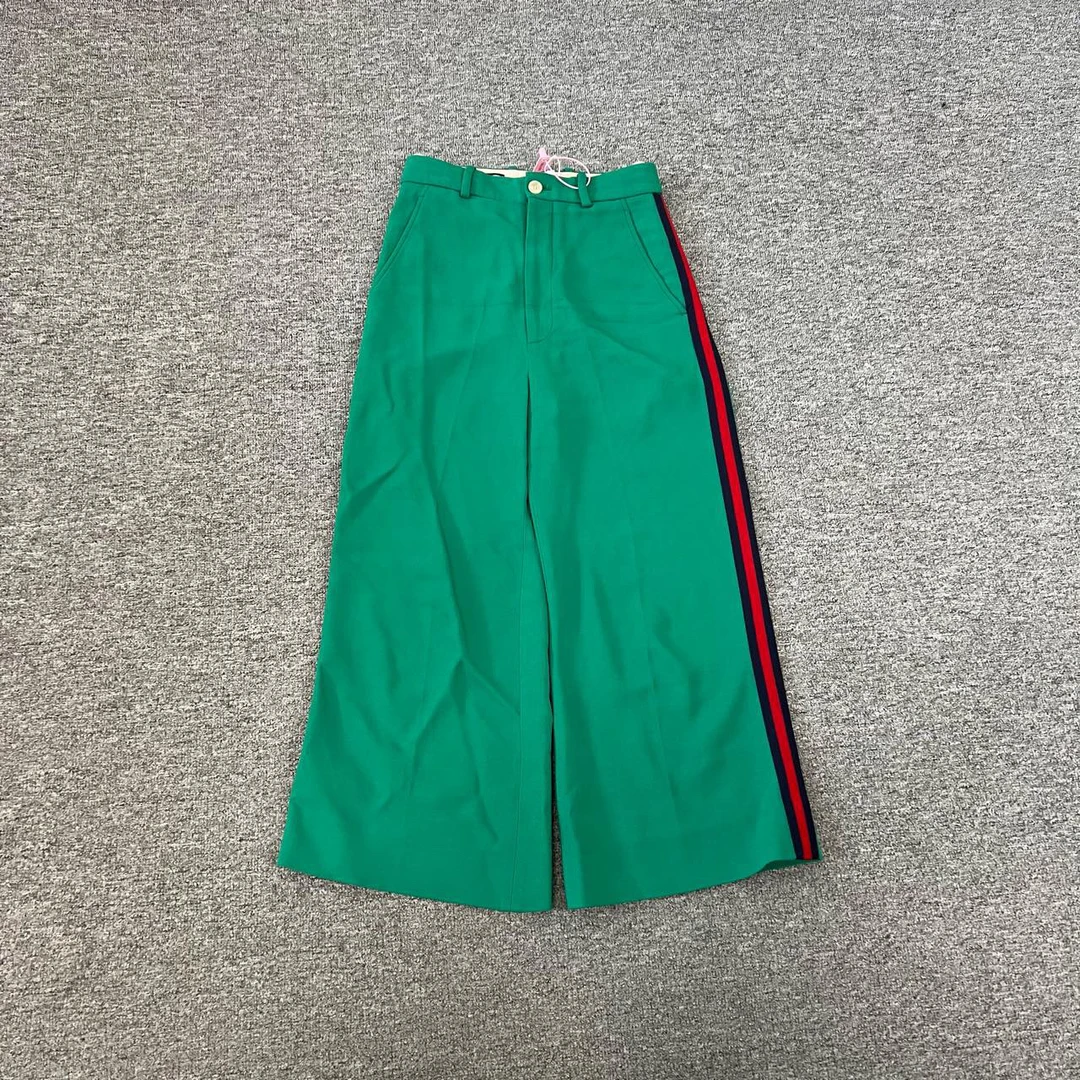 95新 GUCCI/古驰 休闲裤 36码 绿色 嘉兴