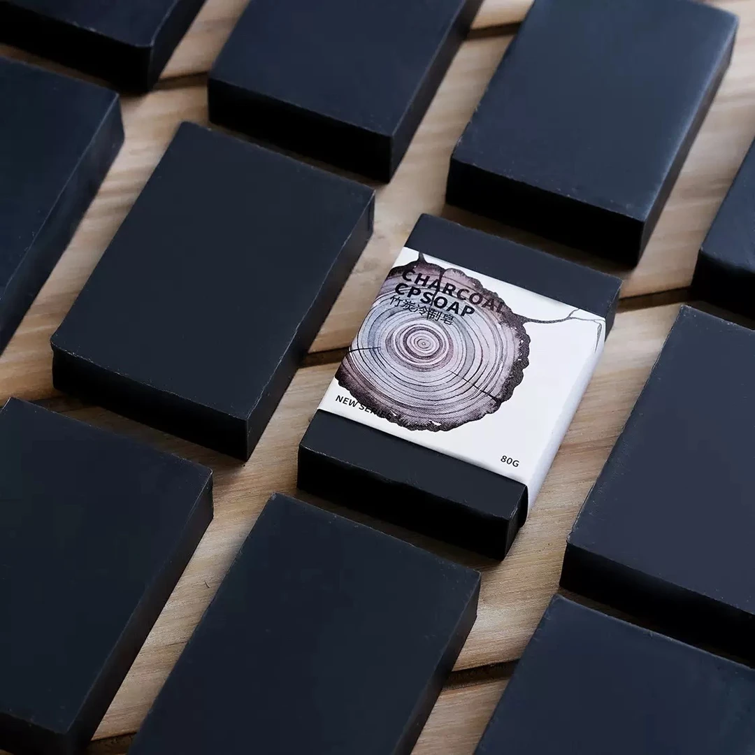 竹炭手工冷制皂油皮洗脸沐浴手工皂