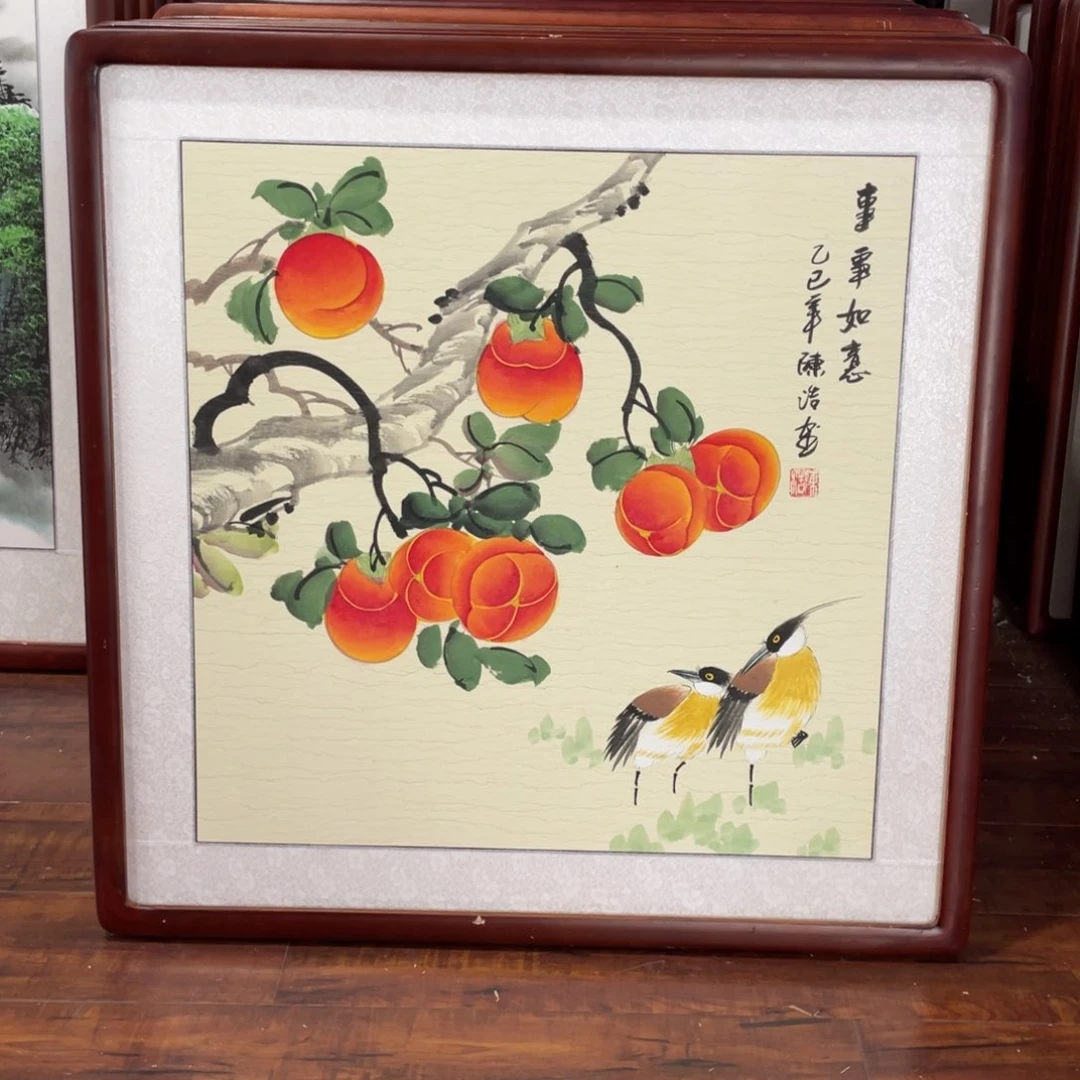国画带框尺寸63*63厘米