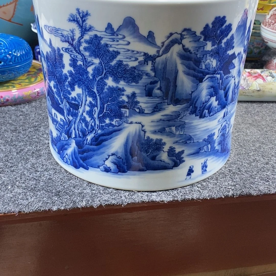手工手绘陶瓷摆件工艺品坚***甜