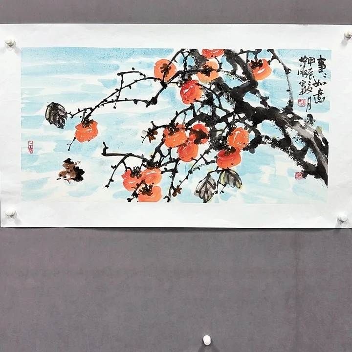 国画亲笔手绘放心去藏