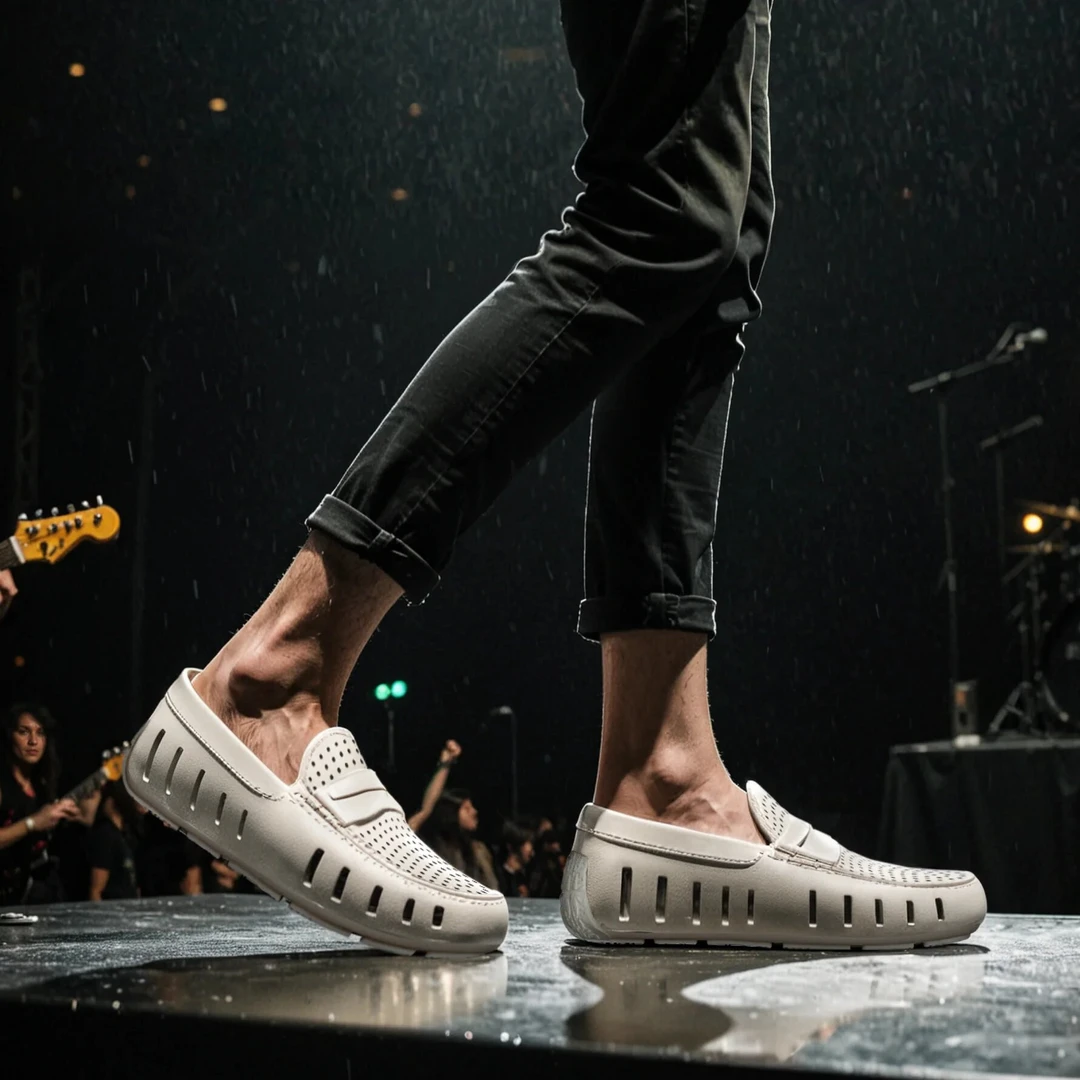 Floafers驾车鞋男鞋透气防滑轻便透气防臭涉水凉鞋美国鞋洞洞鞋