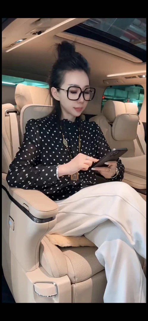 2025轻奢时尚设计感波点衬衫