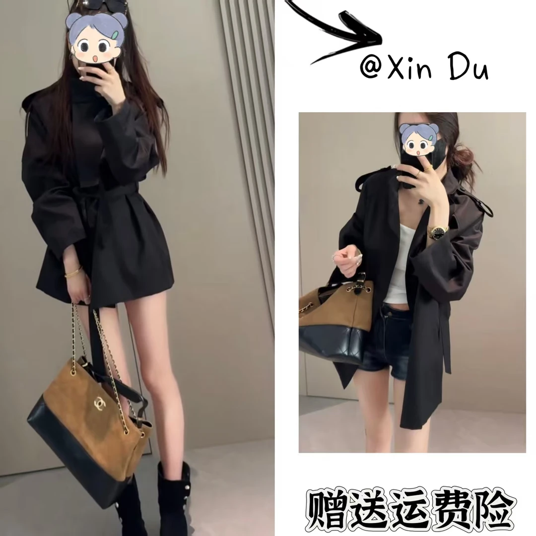 2025秋季新款时尚显瘦气质女士网红洋气外套百搭款D22641