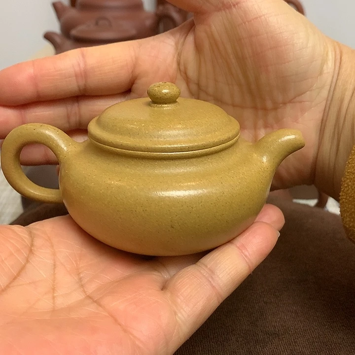 紫砂茶壶花*晓仿古，原矿段泥，