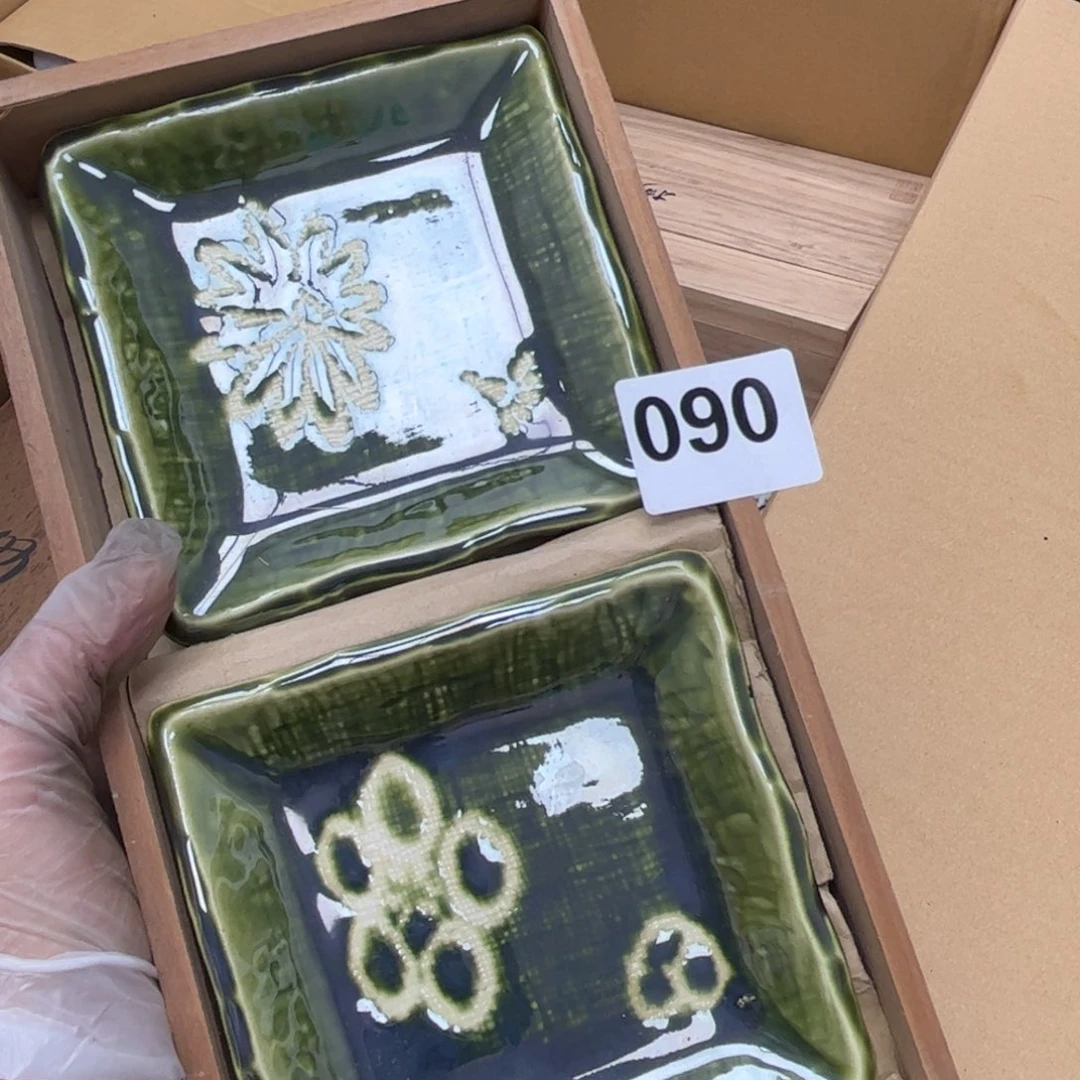 瓷片摆件工艺品摆件666