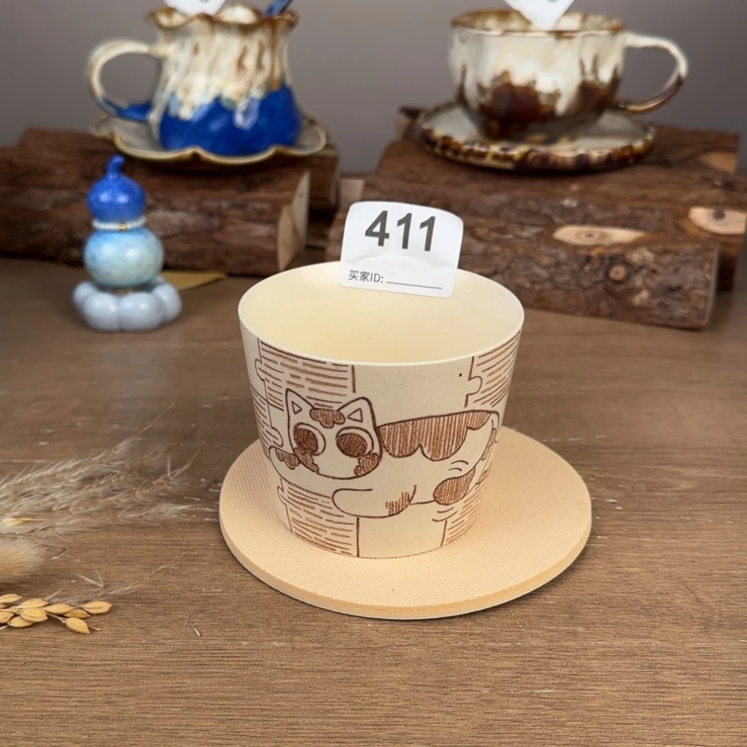 景德镇陶瓷手作杯 411