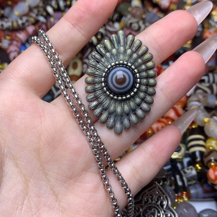 玛瑙/玉髓未镶嵌发一条