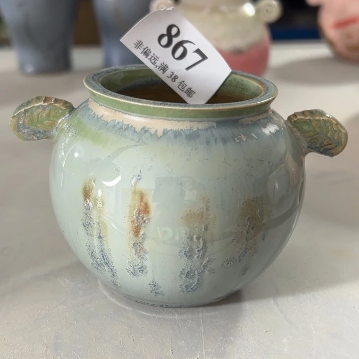 口5高7 ，手工花盆，满30包邮