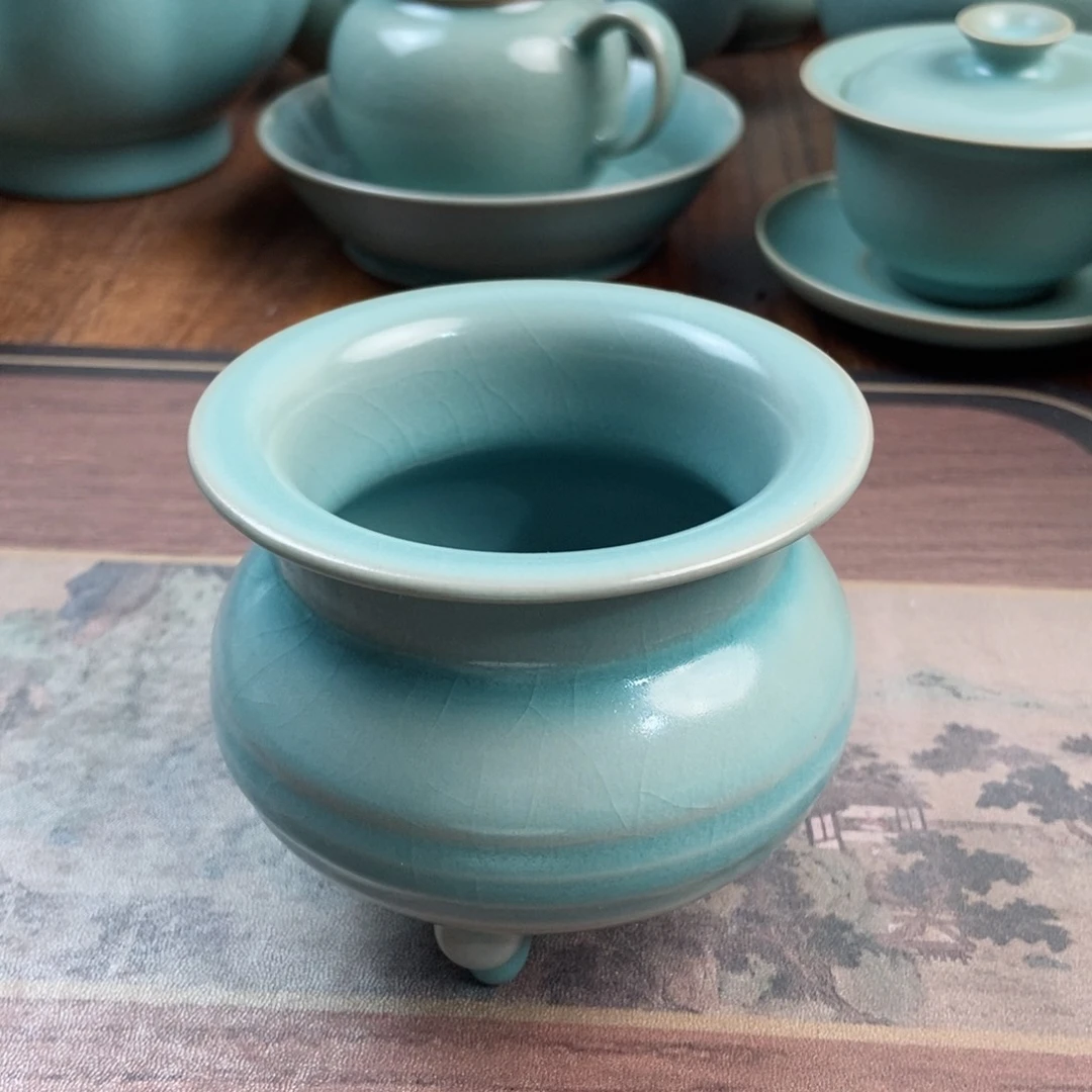 摆件瓷原产地原矿汝瓷～茶器