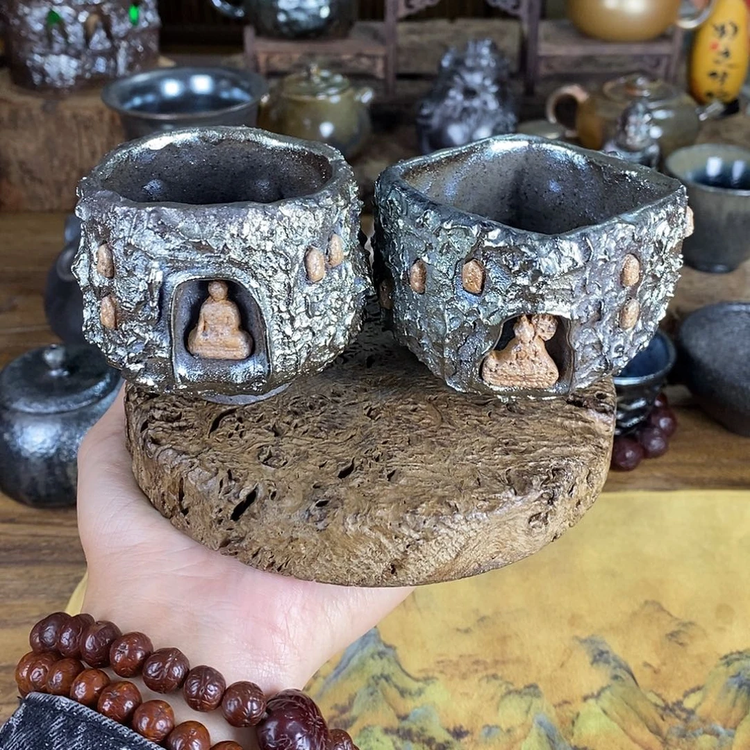 一只任选，建水紫陶全手工纯柴烧茶器，00066