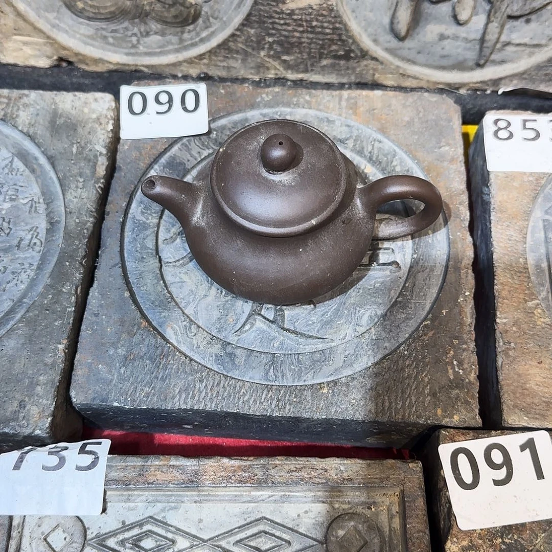 老砖茶台，砚台，画像砖