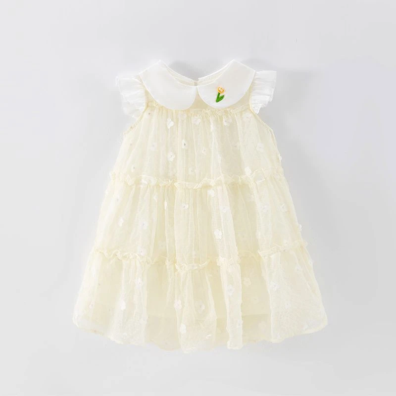 唐机豆豆女童连衣裙公主裙反季清仓公主洋气裙子儿童新中式仙女裙