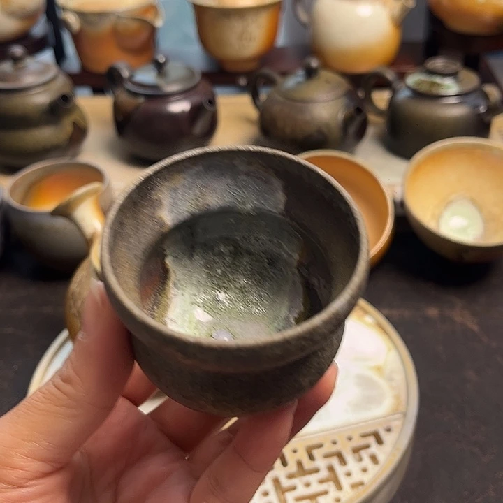 茶盏柴烧茶具柴烧茶具