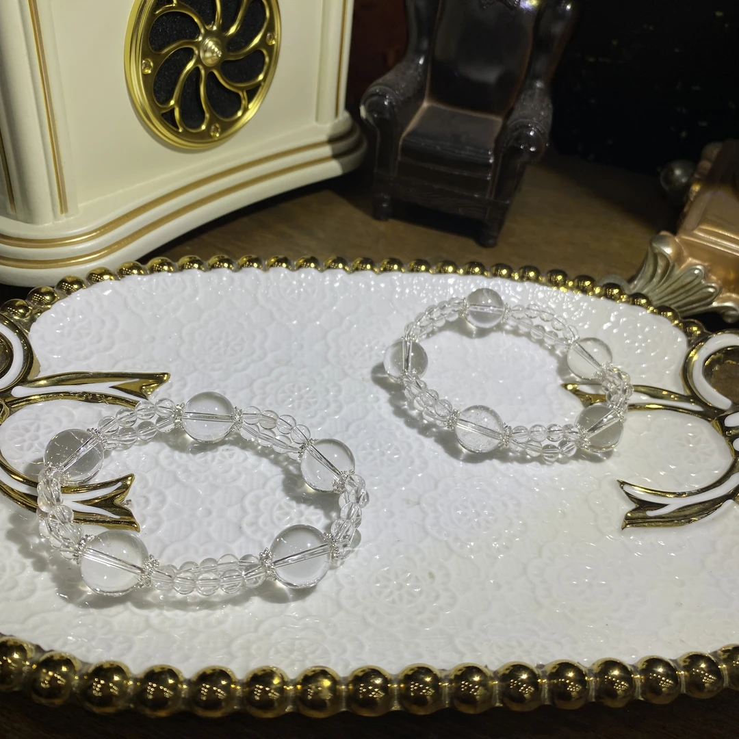 D77-天然白水晶手串设计款-多样性发其一