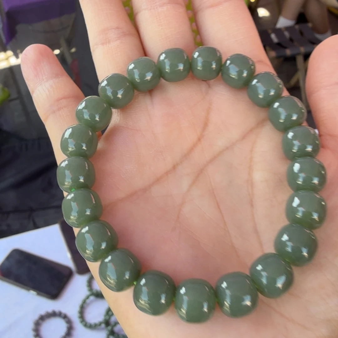 和田玉未镶嵌颈饰新疆且末蓝帅弟弟F多样性拍一发一