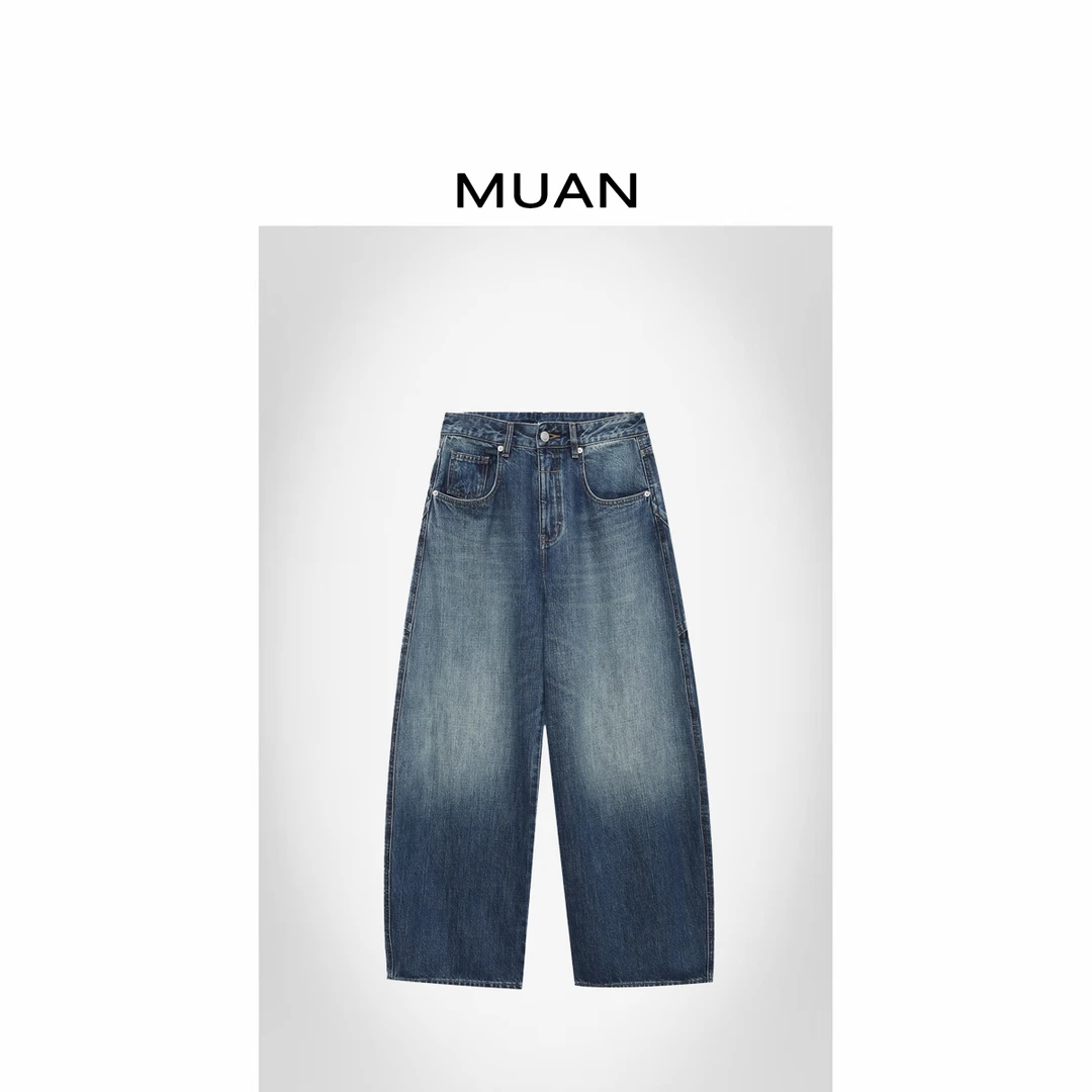 木岸MUAN：《逃跑计划牛仔》定制100棉高级水洗牛仔长裤SJ-QW-1618