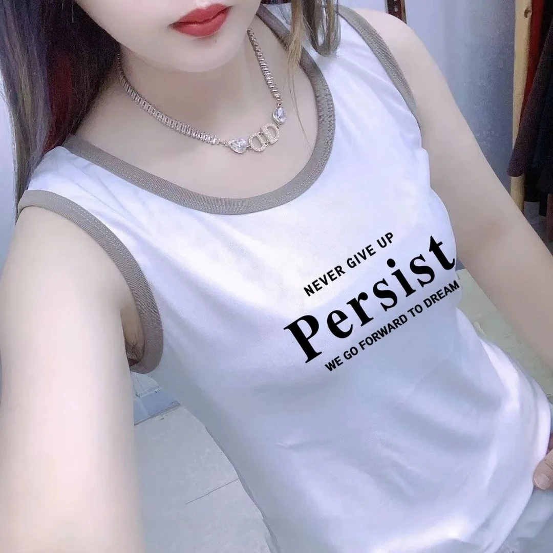 100%纯棉背心吊带女春夏秋季防走光内搭时尚外穿打底无袖薄款上衣