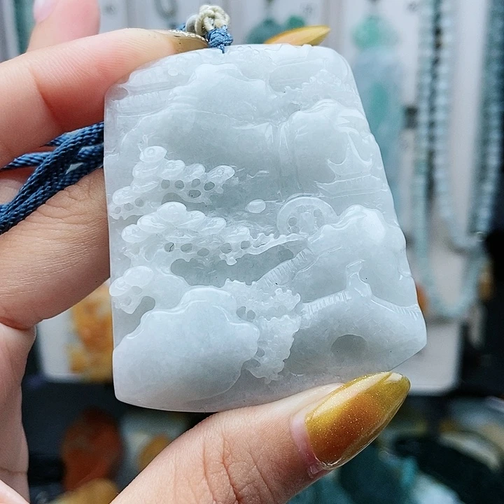 翡翠未镶嵌颈饰翡翠