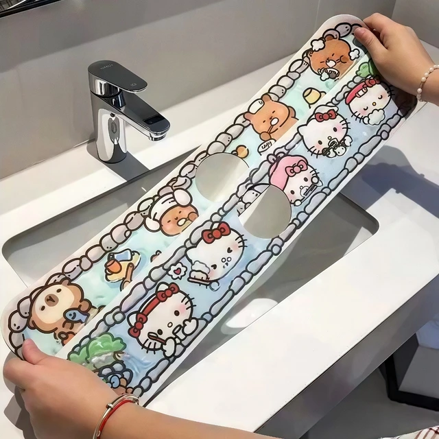 硅藻泥吸水垫水龙头沥水垫洗手台台面吸水垫洗漱台水池防溅沥水垫