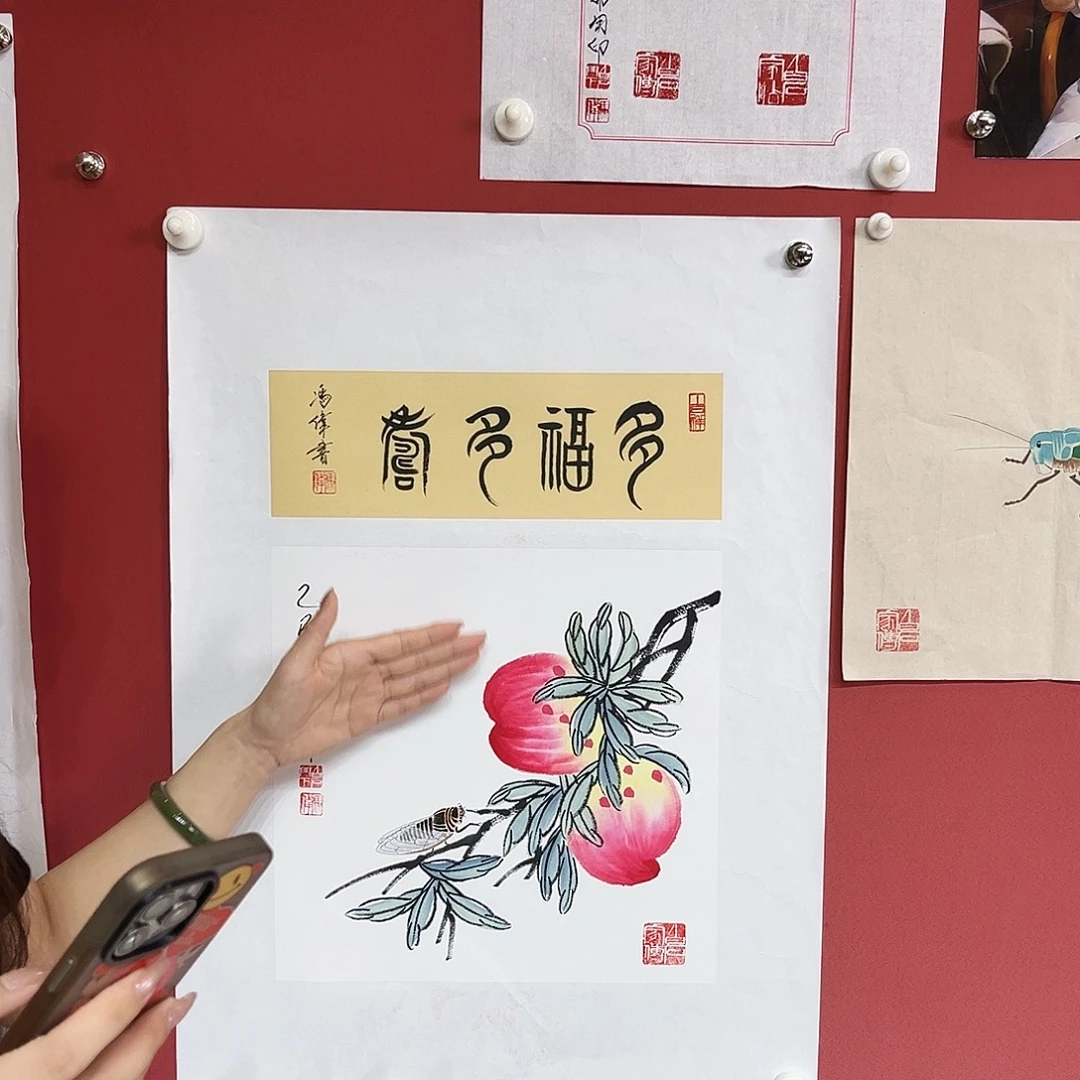 国画冯伟老师国画作品月