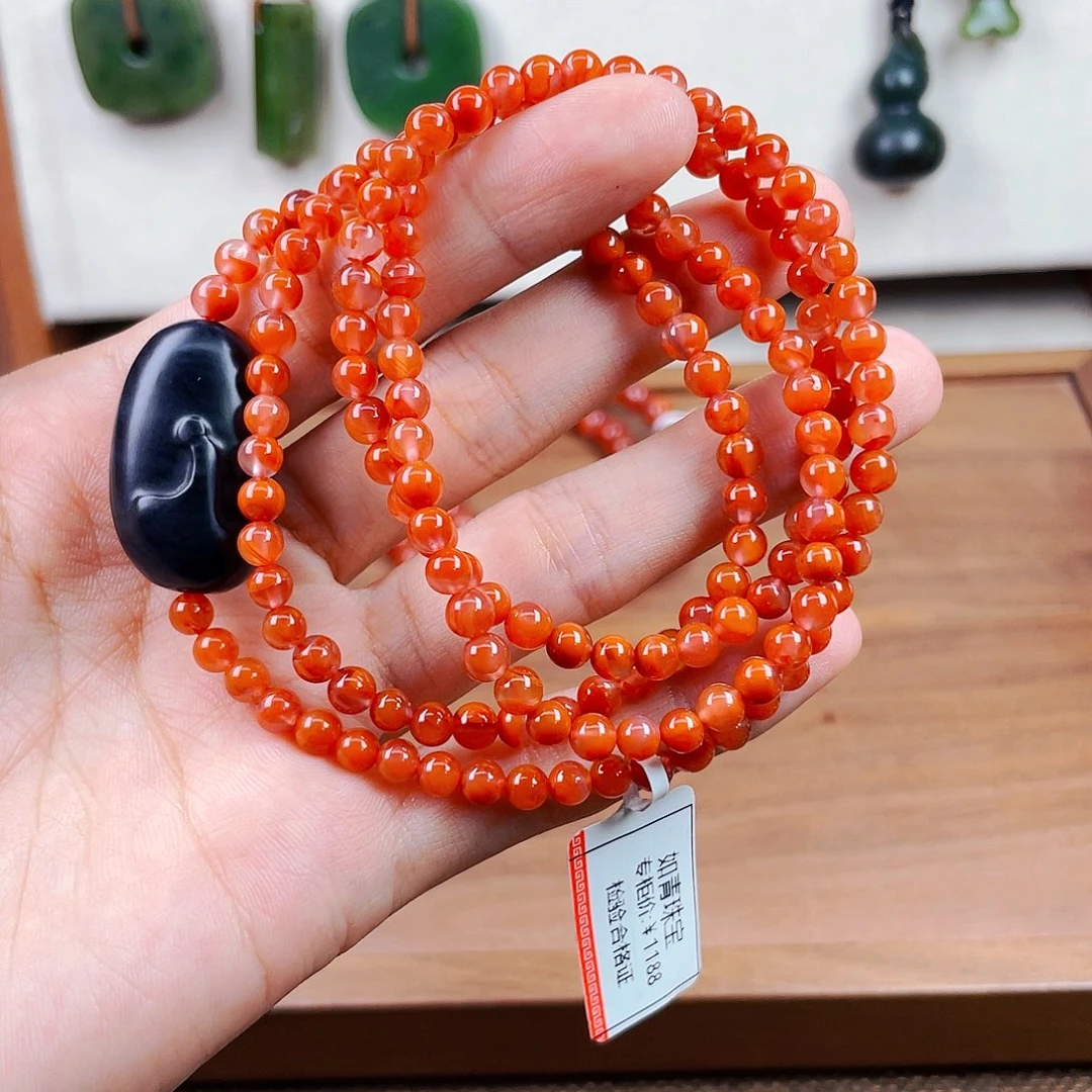 未镶嵌手链南红玛瑙
