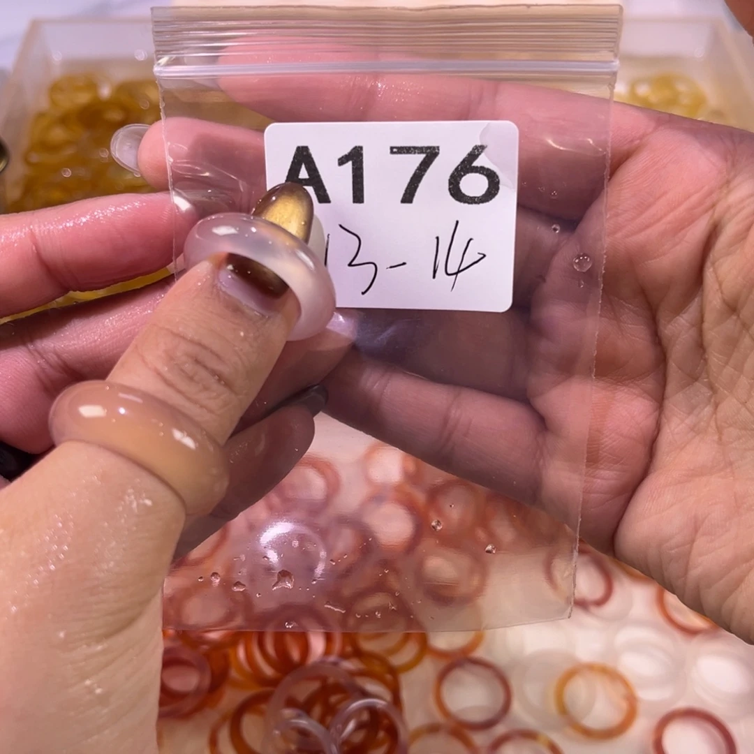 玛瑙/玉髓未镶嵌戒指176