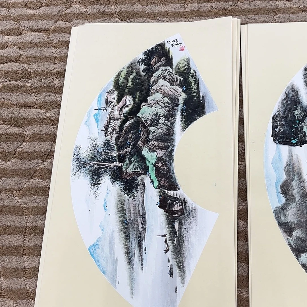 国画花鸟等多种鸟类的栖息