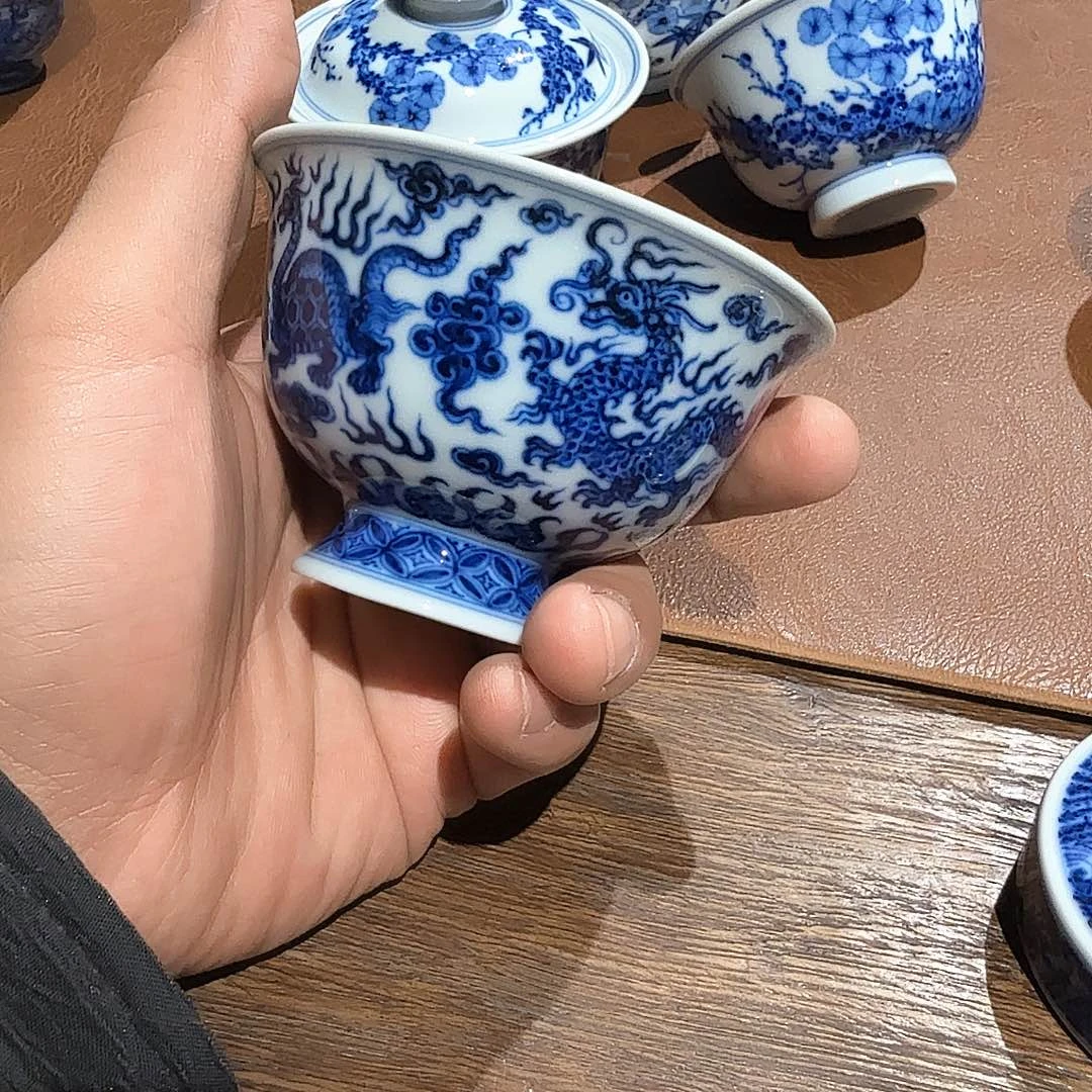 陶摆件景德镇瑞兽杯