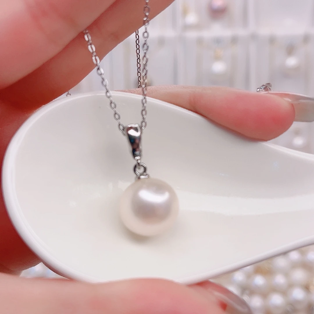 未镶嵌淡水珍珠吊坠(赠链)