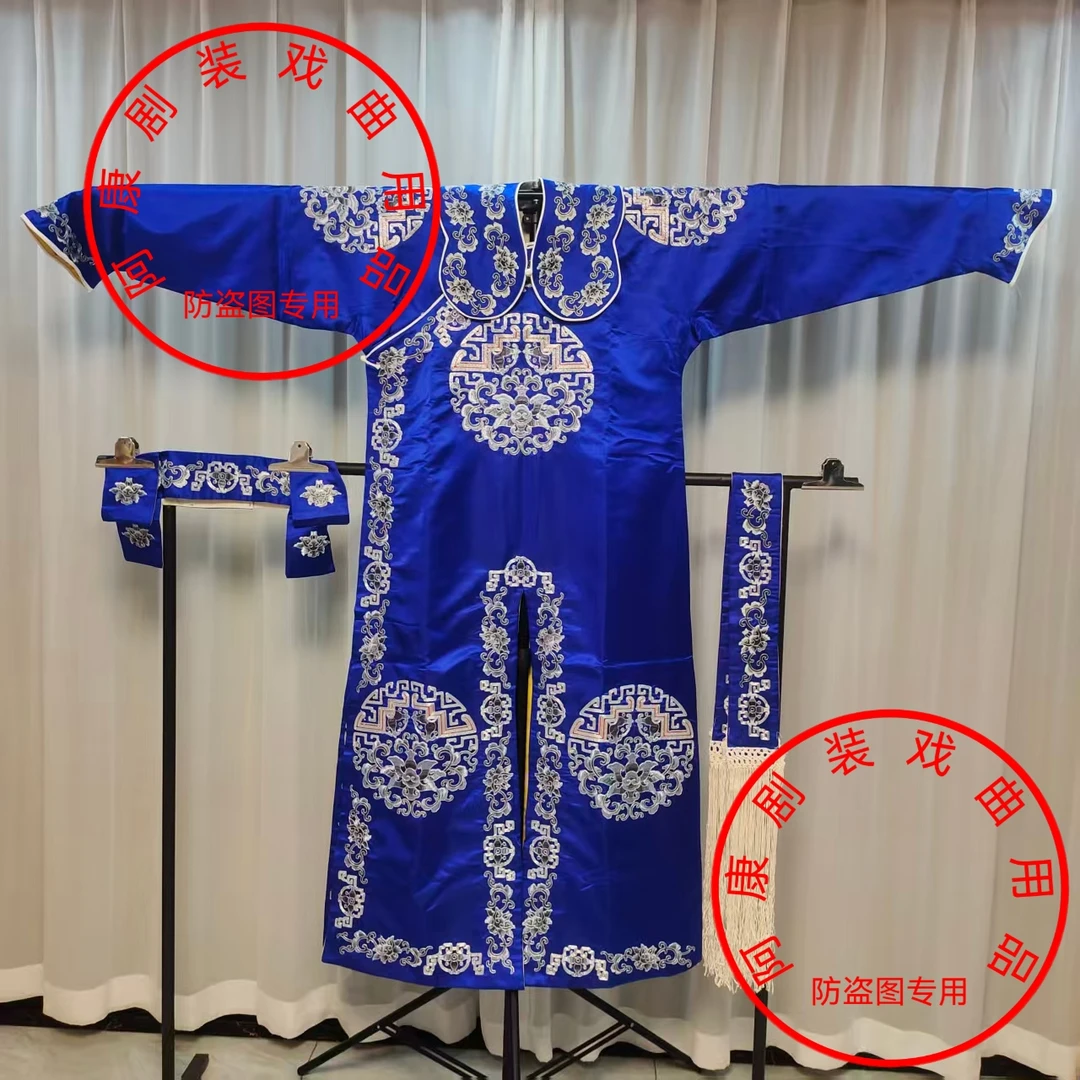阿康剧装 仿手绣团花箭衣 京剧戏曲服装男武生打衣箭蟒剑衣戏服