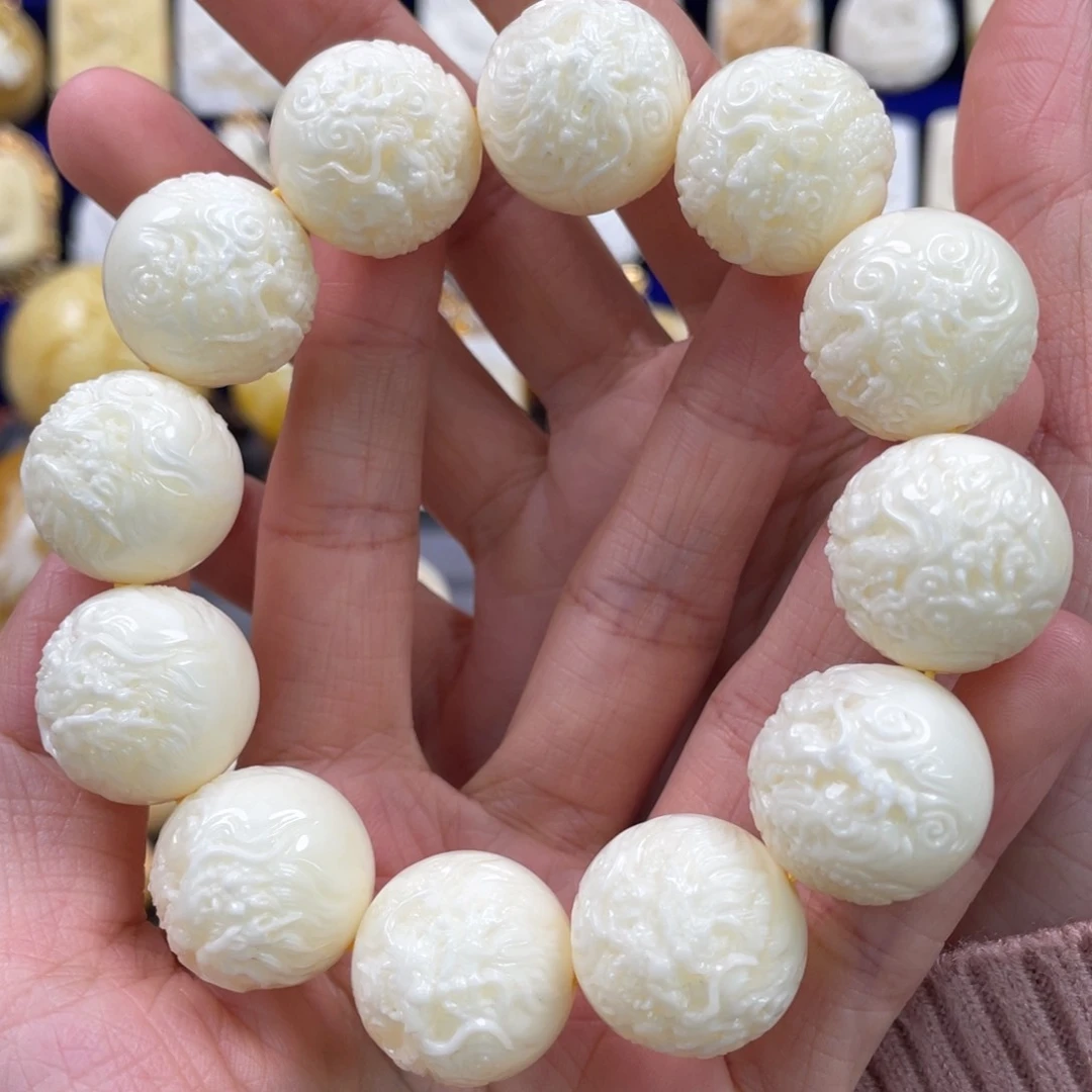 蜜蜡裸石未镶嵌琥珀蜜蜡手串卡20mm