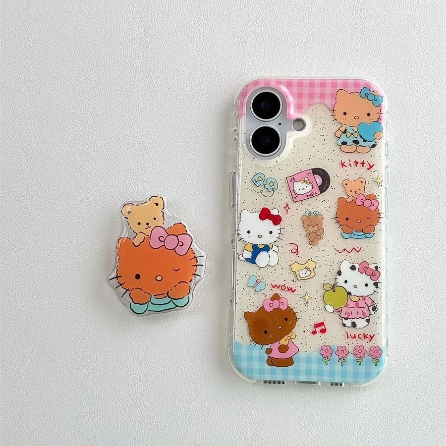 百变KT猫适用苹果16/15手机壳iphone13pro12女14小米oppo华为vivo